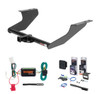 2009 - 2013 Subaru Forester Curt 1-1/4" Class 2 Trailer Tow Hitch + 5-Flat Wiring Kit Tow Boat/Utility Trailer with Surge Brakes 12047