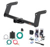 2022 - 2026 Lexus NX450h+ Excluding F Sport Curt 2" Class 3 Trailer Tow Hitch + 5-Flat Wiring Kit Tow Boat/Utility Trailer with Surge Brakes 13498