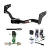 1998 - 2004 Chevrolet S10 Curt 2" Class 3 Trailer Tow Hitch + 5-Flat Wiring Kit Tow Boat/Utility Trailer with Surge Brakes 13132