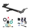 2011 - 2016 Chrysler Town & Country Curt 1-1/4" Class 2 Trailer Tow Hitch + 5-Flat Wiring Kit Tow Boat/Utility Trailer with Surge Brakes 12264