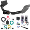 14 - 24 Dodge Durango Excluding SRT Curt 2" Class 3 Trailer Tow Hitch + 5-Flat Wiring Kit Tow Boat/Utility Trailer with Surge Brakes 13182