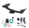 2023 - 2026 GMC Canyon Curt 2" Class 3 Trailer Tow Hitch + 5-Flat Wiring Kit Tow Boat/Utility Trailer with Surge Brakes 13576