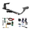 2008 - 2011 Subaru Impreza Hatchback, single exhaust Curt 1-1/4" Class 1 Trailer Tow Hitch + 5-Flat Wiring Kit Tow Boat/Utility Trailer with Surge Brakes 11315