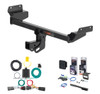 2019 - 2023 Lincoln Nautilus Curt 2" Class 3 Trailer Tow Hitch + 5-Flat Wiring Kit Tow Boat/Utility Trailer with Surge Brakes 13452