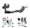 2005 - 2007 Ford Escape With factory 1-1/4" receiver hitch Curt 2" Class 3 Trailer Tow Hitch + 5-Flat Wiring Kit Tow Boat/Utility Trailer with Surge Brakes 13651