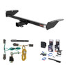 1992 - 1997 Ford Crown Victoria Curt 2" Class 3 Trailer Tow Hitch + 5-Flat Wiring Kit Tow Boat/Utility Trailer with Surge Brakes 13707