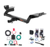2013 - 2016 Ford Escape Excluding SE models Curt 1-1/4" Class 2 Trailer Tow Hitch + 5-Flat Wiring Kit Tow Boat/Utility Trailer with Surge Brakes 12111