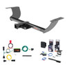 2015 - 2023 Dodge Charger Excluding GT and Hellcat Curt 2" Class 3 Trailer Tow Hitch + 5-Flat Wiring Kit Tow Boat/Utility Trailer with Surge Brakes 13236
