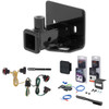 05 - 10 Dodge Dakota Curt 2" Class 3 Trailer Tow Hitch + 5-Flat Wiring Kit Tow Boat/Utility Trailer with Surge Brakes 13229