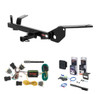 2004 - 2005 Ford Taurus Wagon Curt 1-1/4" Class 2 Trailer Tow Hitch + 5-Flat Wiring Kit Tow Boat/Utility Trailer with Surge Brakes 12232