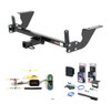 2006 - 2015 Mazda MX-5 Miata Excluding appearance package Curt 1-1/4" Class 1 Trailer Tow Hitch + 5-Flat Wiring Kit Tow Boat/Utility Trailer with Surge Brakes 11028