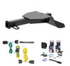 2011 - 2015 Chevrolet Camaro Convertible w/ LED Tailights, excluding ground effects Curt 1-1/4" Class 1 Trailer Tow Hitch + 5-Flat Wiring Kit Tow Boat/Utility Trailer with Surge Brakes 11222
