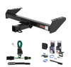 1985 - 1986 Chevrolet K10 Excluding 10" step bumper Curt 2" Class 4 Trailer Tow Hitch + 5-Flat Wiring Kit Tow Boat/Utility Trailer with Surge Brakes 14082
