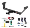 2014 - 2024 Infiniti Q50 Excluding Sport Curt 1-1/4" Class 1 Trailer Tow Hitch + 5-Flat Wiring Kit Tow Boat/Utility Trailer with Surge Brakes 11407