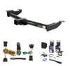 2000 - 2003 Ford E-250 Curt 2" Class 3 Trailer Tow Hitch + 5-Flat Wiring Kit Tow Boat/Utility Trailer with Surge Brakes 13055