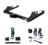 1988 - 2000 Chevrolet K2500 Excluding with dual exhaust, 10" step bumper or cab & chassis Curt 2" Class 3 Trailer Tow Hitch + 5-Flat Wiring Kit Tow Boat/Utility Trailer with Surge Brakes 13082