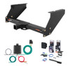 1999 - 2003 Ford F-250 Super Duty With 16" spare tire and 10" drop bumper Curt 2" Class 5 Trailer Tow Hitch + 5-Flat Wiring Kit Tow Boat/Utility Trailer with Surge Brakes 15316