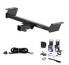 2016 - 2022 Lexus RX350 w/ Factory Tow Package & Excluding F Sport Curt 2" Class 3 Trailer Tow Hitch + 5-Flat Wiring Kit Tow Boat/Utility Trailer with Surge Brakes 13515