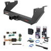 03 - 08 Dodge Ram 1500 With or without factory receiver (built in or after 11/02) Curt 2-1/2" Class 5 Trailer Tow Hitch + 5-Flat Wiring Kit Tow Boat/Utility Trailer with Surge Brakes 15809