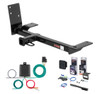 2007 - 2010 Volkswagen Golf City Curt 1-1/4" Class 1 Trailer Tow Hitch + 5-Flat Wiring Kit Tow Boat/Utility Trailer with Surge Brakes 11066
