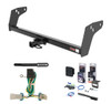 1998 - 2004 Chevrolet S10 Curt 1-1/4" Class 2 Trailer Tow Hitch + 5-Flat Wiring Kit Tow Boat/Utility Trailer with Surge Brakes 12011
