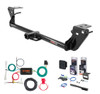 2013 - 2018 Lexus ES350 Curt 1-1/4" Class 1 Trailer Tow Hitch + 5-Flat Wiring Kit Tow Boat/Utility Trailer with Surge Brakes 11362