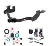 2005 - 2006 Mazda Tribute Without factory 1-1/4" receiver hitch Curt 2" Class 3 Trailer Tow Hitch + 5-Flat Wiring Kit Tow Boat/Utility Trailer with Surge Brakes 13650