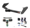 2001 - 2003 Dodge Van (full size) Excluding factory step bumper Curt 2" Class 3 Trailer Tow Hitch + 5-Flat Wiring Kit Tow Boat/Utility Trailer with Surge Brakes 13015