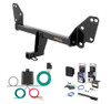 2016 - 2024 Chevrolet Camaro Curt 1-1/4" Class 1 Trailer Tow Hitch + 5-Flat Wiring Kit Tow Boat/Utility Trailer with Surge Brakes 11900