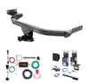 2017 - 2022 Kia Sportage Curt 1-1/4" Class 2 Trailer Tow Hitch + 5-Flat Wiring Kit Tow Boat/Utility Trailer with Surge Brakes 12158