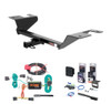 2011 - 2015 Chevrolet Cruze Sedan, excluding diesel Curt 1-1/4" Class 1 Trailer Tow Hitch + 5-Flat Wiring Kit Tow Boat/Utility Trailer with Surge Brakes 11282