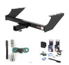2005 - 2007 Ford F-350 Super Duty Excluding cab & chassis and 20" spare tire Curt 2" Class 3 Trailer Tow Hitch + 5-Flat Wiring Kit Tow Boat/Utility Trailer with Surge Brakes 13014
