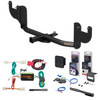 17 - 18 Hyundai Elantra Sedan (Excluding Limited), with factory recovery loop Curt 1-1/4" Class 1 Trailer Tow Hitch + 5-Flat Wiring Kit Tow Boat/Utility Trailer with Surge Brakes 11424