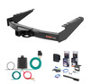 2000 - 2005 Ford Excursion Curt 2" Class 4 Trailer Tow Hitch + 5-Flat Wiring Kit Tow Boat/Utility Trailer with Surge Brakes 14011