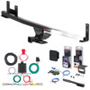20 - 24 Hyundai Venue Curt 1-1/4" Class 1 Trailer Tow Hitch + 5-Flat Wiring Kit Tow Boat/Utility Trailer with Surge Brakes 11609