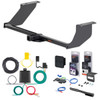 17 - 20 Chevrolet Sonic Hatchback Curt 1-1/4" Class 1 Trailer Tow Hitch + 5-Flat Wiring Kit Tow Boat/Utility Trailer with Surge Brakes 11464