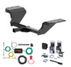 2016 - 2025 Chevrolet Malibu Sedan Curt 1-1/4" Class 2 Trailer Tow Hitch + 5-Flat Wiring Kit Tow Boat/Utility Trailer with Surge Brakes 12185