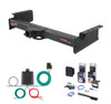 2003 - 2006 Chevrolet Tahoe Curt 2" Class 5 Trailer Tow Hitch + 5-Flat Wiring Kit Tow Boat/Utility Trailer with Surge Brakes 15324