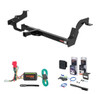 1996 - 1999 Subaru Legacy Wagon Curt 1-1/4" Class 2 Trailer Tow Hitch + 5-Flat Wiring Kit Tow Boat/Utility Trailer with Surge Brakes 12270-2