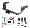 2016 Subaru Crosstrek Hybrid only Curt 2" Class 3 Trailer Tow Hitch + 5-Flat Wiring Kit Tow Boat/Utility Trailer with Surge Brakes 13135