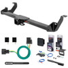17 - 18 Buick Envision Curt 2" Class 3 Trailer Tow Hitch + 5-Flat Wiring Kit Tow Boat/Utility Trailer with Surge Brakes 13292