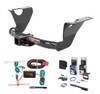 2015 - 2019 Subaru Legacy Sedan Curt 2" Class 3 Trailer Tow Hitch + 5-Flat Wiring Kit Tow Boat/Utility Trailer with Surge Brakes 13390