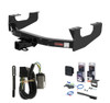 2002 - 2004 Ford F-350 Super Duty Excluding cab & chassis Curt 2" Class 4 Trailer Tow Hitch + 5-Flat Wiring Kit Tow Boat/Utility Trailer with Surge Brakes 14355
