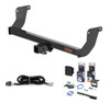 2023 Lexus RX350 Curt 2" Class 3 Trailer Tow Hitch + 5-Flat Wiring Kit Tow Boat/Utility Trailer with Surge Brakes 13579
