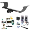 12 - 14 Dodge Charger Curt 2" Class 3 Trailer Tow Hitch + 5-Flat Wiring Kit Tow Boat/Utility Trailer with Surge Brakes 13093