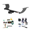 2012 - 2016 Dodge Charger Curt 2" Class 3 Trailer Tow Hitch + 5-Flat Wiring Kit Tow Boat/Utility Trailer with Surge Brakes 13093