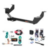 2014 - 2023 Ford Transit Connect Curt 1-1/4" Class 2 Trailer Tow Hitch + 5-Flat Wiring Kit Tow Boat/Utility Trailer with Surge Brakes 12123