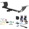 15 - 17 Chrysler 300C Curt 1-1/4" Class 2 Trailer Tow Hitch + 5-Flat Wiring Kit Tow Boat/Utility Trailer with Surge Brakes 12064