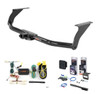 2014 - 2018 Mazda 3 Hatchback Curt 1-1/4" Class 1 Trailer Tow Hitch + 5-Flat Wiring Kit Tow Boat/Utility Trailer with Surge Brakes 11377