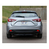 2014 - 2018 Mazda 3 Hatchback Curt 1-1/4" Class 1 Trailer Tow Hitch + 5-Flat Wiring Kit Tow Boat/Utility Trailer with Surge Brakes 11377